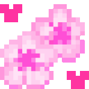 pinkflowers Discord emoji — free animated GIF download