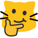 meowthinkingsmirk Discord emoji — free static PNG download