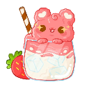 milkshake bear Discord emoji — free static PNG download