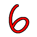 red six Discord emoji — free static PNG download