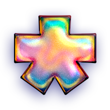 holo asterisk star Discord emoji — free static PNG download