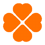 heart loader orange Discord emoji — free animated GIF download
