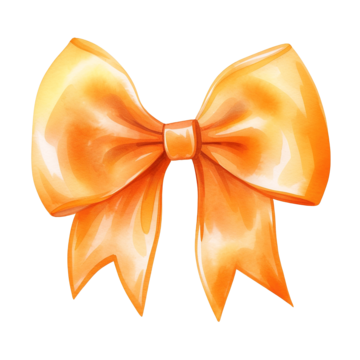 orange bow Discord emoji — free static PNG download
