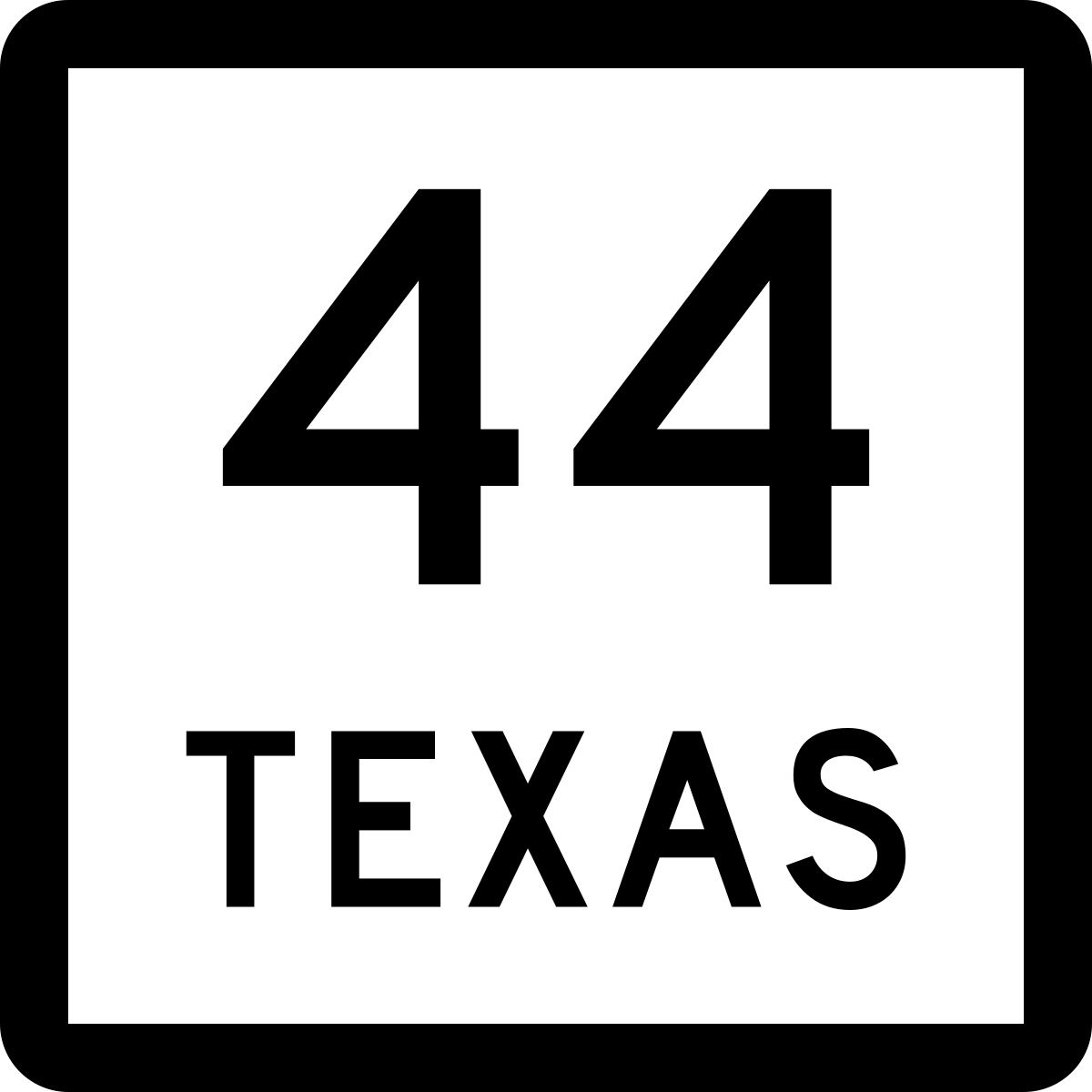 texas state highway 44 Discord emoji — free static PNG download