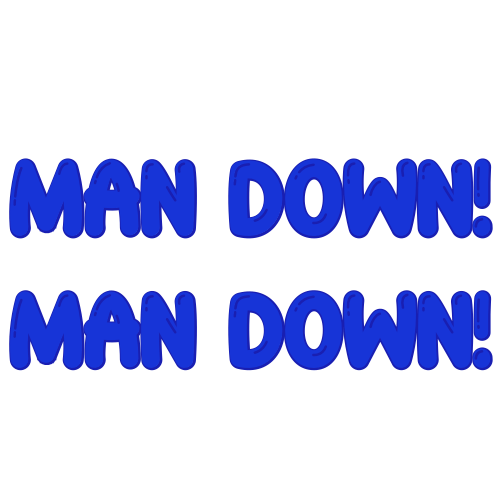 man down Discord emoji — free static PNG download