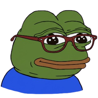 pepeglasses Discord emoji — free static PNG download