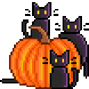 halloweencats Discord emoji — free animated GIF download