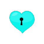 lightblueheartlock Discord emoji — free animated GIF download