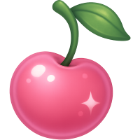 pink cherry Discord emoji — free static PNG download
