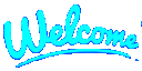 blue welcome Discord emoji — free animated GIF download