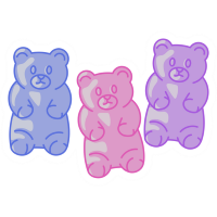 colorful gummybears Discord emoji — free static PNG download