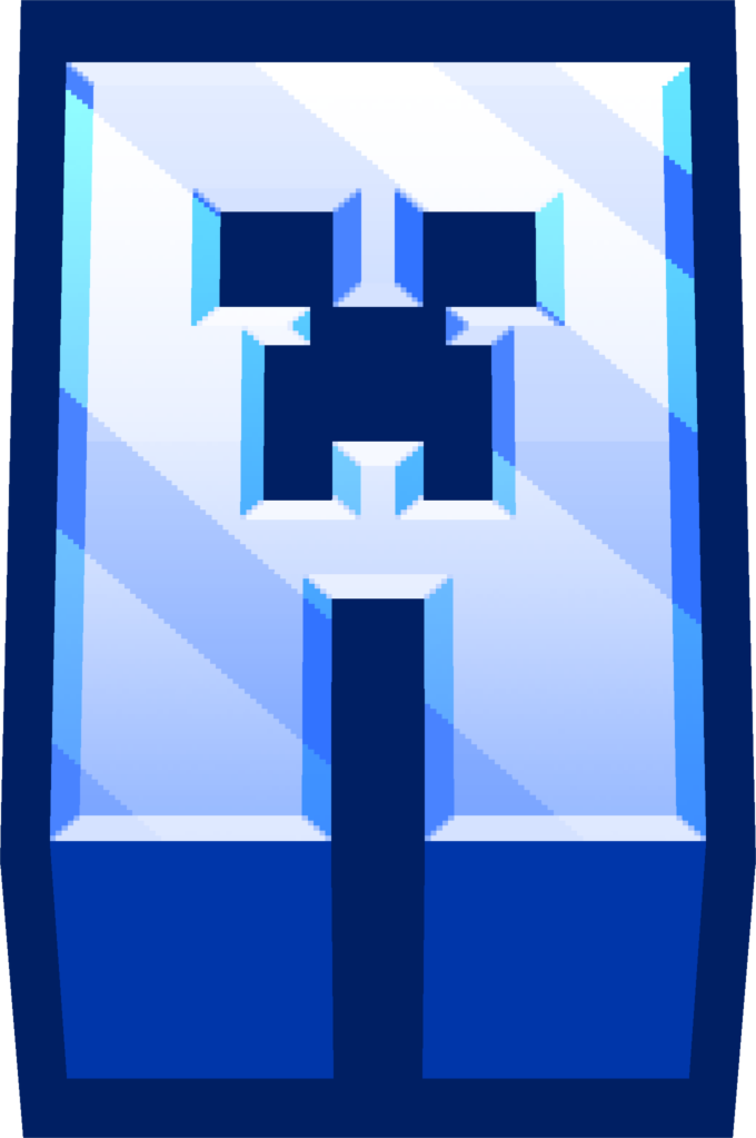 minecraft blue a Discord emoji — free static PNG download