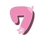 pink seven heart flower Discord emoji — free static PNG download