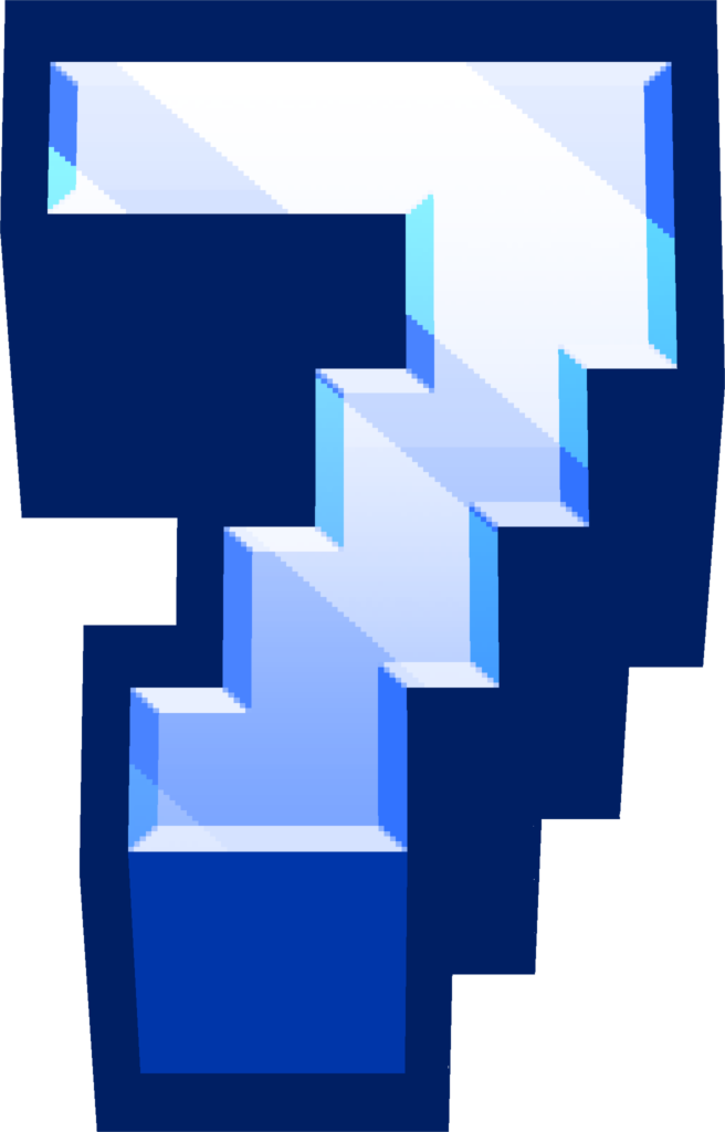 minecraft blue 7 Discord emoji — free static PNG download