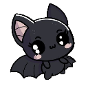 cute bat Discord emoji — free static PNG download