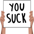 yousucksign Discord emoji — free static PNG download
