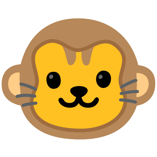 Monkey Cat Discord emoji — free static PNG download