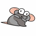 surprisedrat Discord emoji — free static PNG download