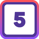five Discord emoji — free static PNG download