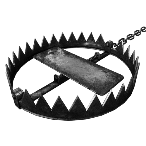 goth beartrap Discord emoji — free static PNG download