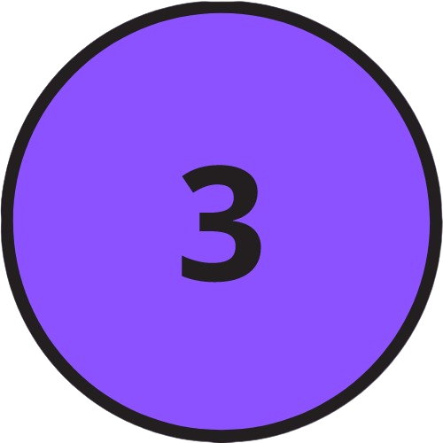 purple 3 Discord emoji — free static PNG download