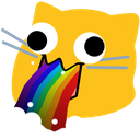 blobcatgooglypuke Discord emoji — free static PNG download