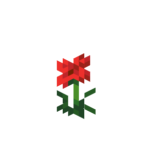 minecraft poppy Discord emoji — free static PNG download