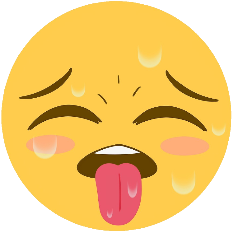 Ahegao2 Discord emoji — free static PNG download