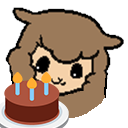 AlpagaBirthday Discord emoji — free static PNG download