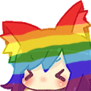 AwooRainbow Discord emoji — free static PNG download