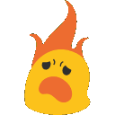 BlobFire Discord emoji — free animated GIF download