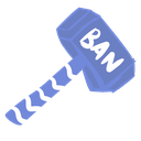 BlurpleBanHammer Discord emoji — free static PNG download