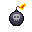 Bomb Discord emoji — free static PNG download