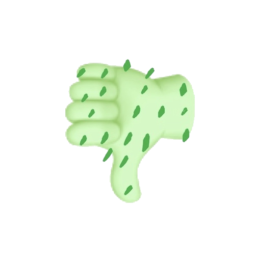 CactusThumbsDown Discord emoji — free static PNG download