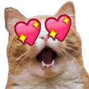 CatHeartEyes Discord emoji — free static PNG download