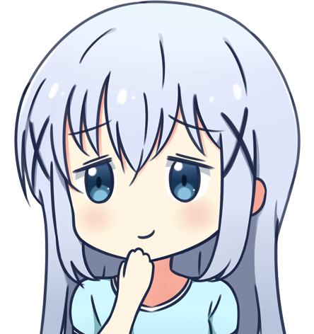 ChinoSmug Discord emoji — free static PNG download