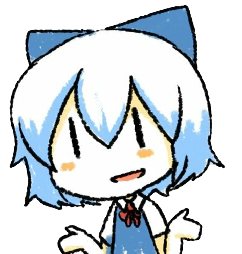 cirno_shrug Discord emoji — free static PNG download