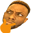 cmonBruhThink Discord emoji — free static PNG download