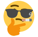 CoolSmokingface Discord emoji — free static PNG download