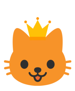crowncat Discord emoji — free static PNG download