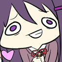 ddlc_yuri_heart_derp Discord emoji - free download