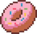 Donut Discord emoji — free static PNG download