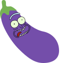 eggplant_rick Discord emoji — free static PNG download