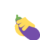 EggplantHand_Animated Discord emoji - free download