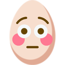 flushedegg Discord emoji — free static PNG download