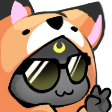 FoxKool Discord emoji — free static PNG download