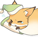 FoxyySleeping Discord emoji — free static PNG download