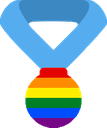 gaymedal Discord emoji — free static PNG download
