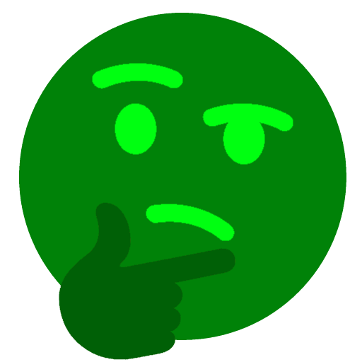 Green_Thinking_Emoji Discord emoji — free static PNG download
