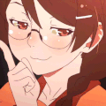 HanekawaSmug Discord emoji — free animated GIF download